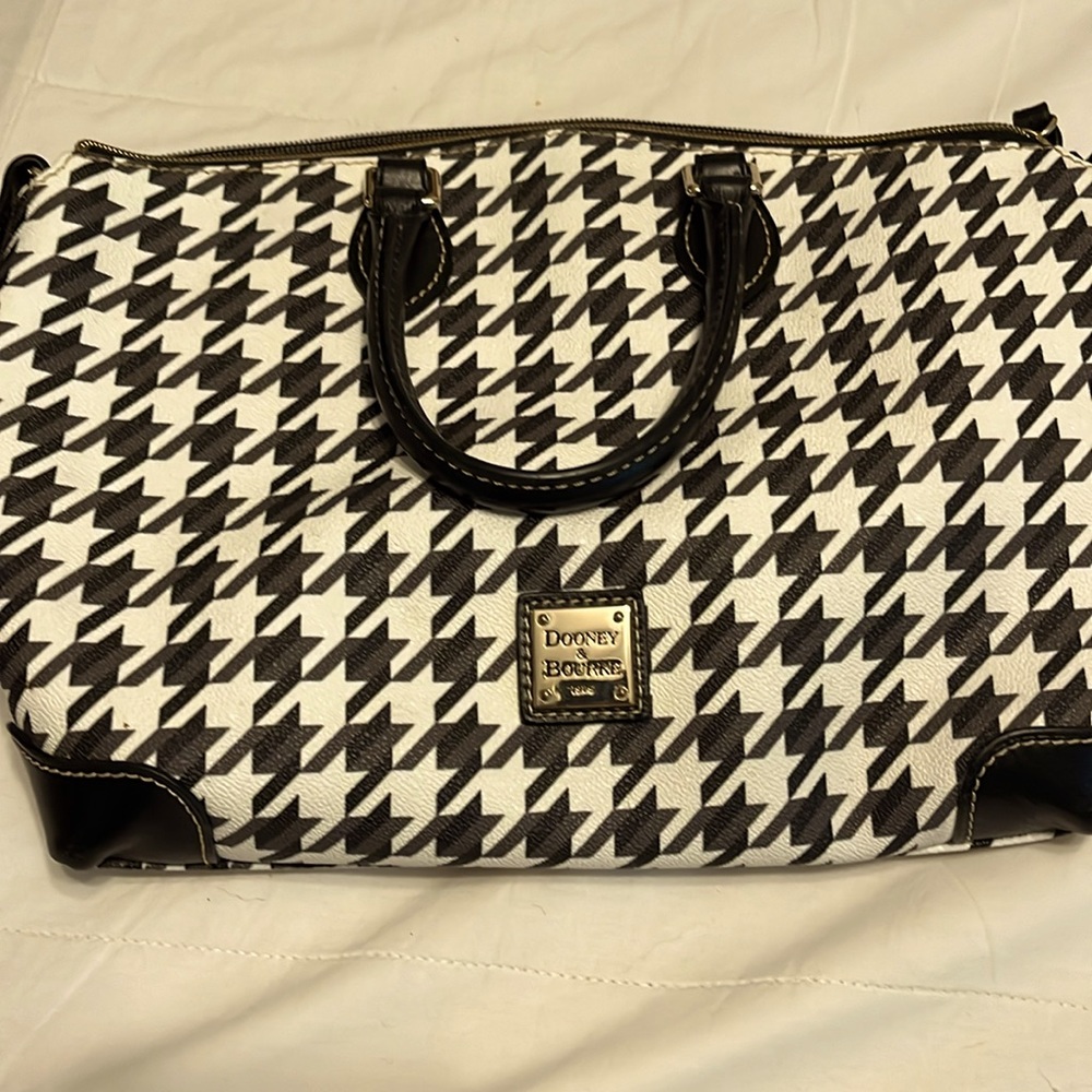 Dooney and Bourke black and white purse